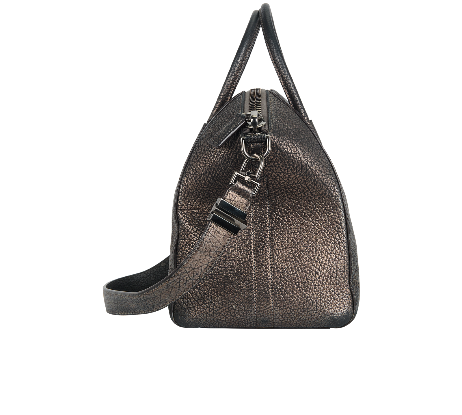 Medium Antigona, &pound;250, Handbags, Grey, Leather, Side view